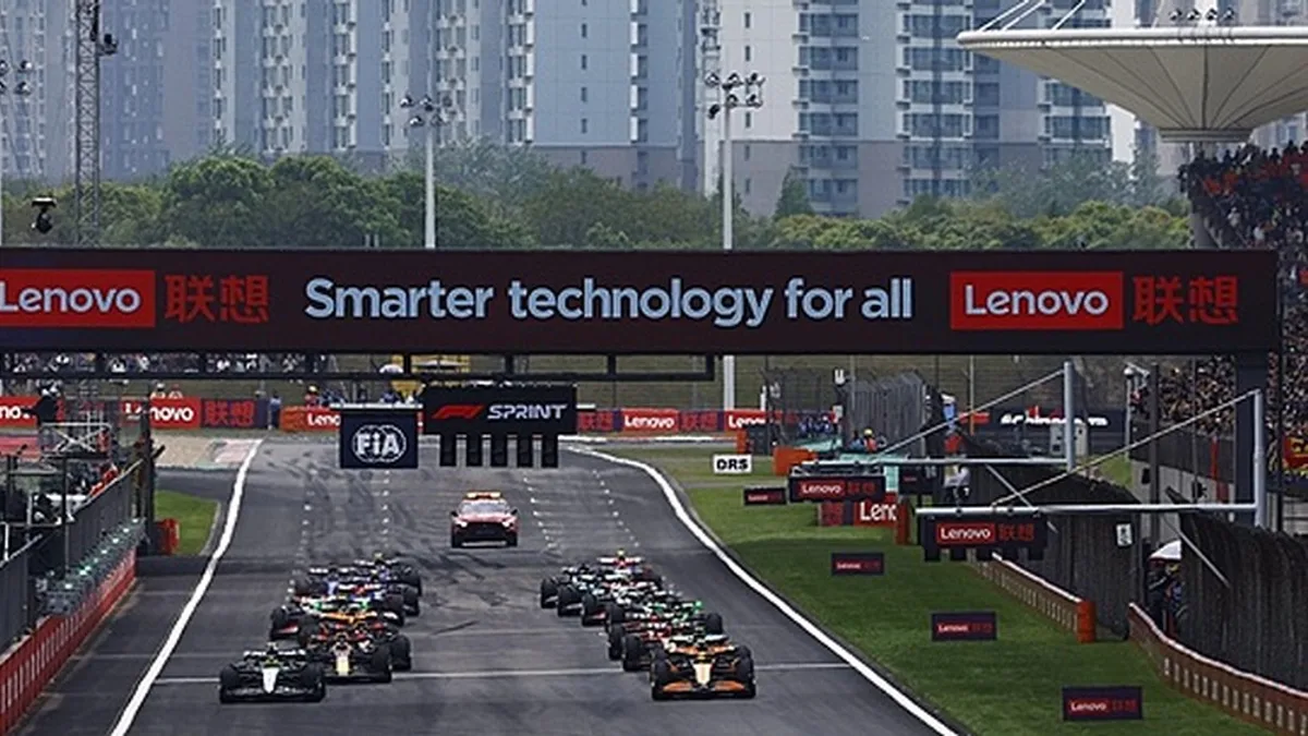 Dit is de startgrid voor de Grand Prix van China