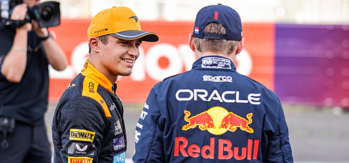 Norris snapt Verstappen: 'Maar dat hoort bij het werk'
