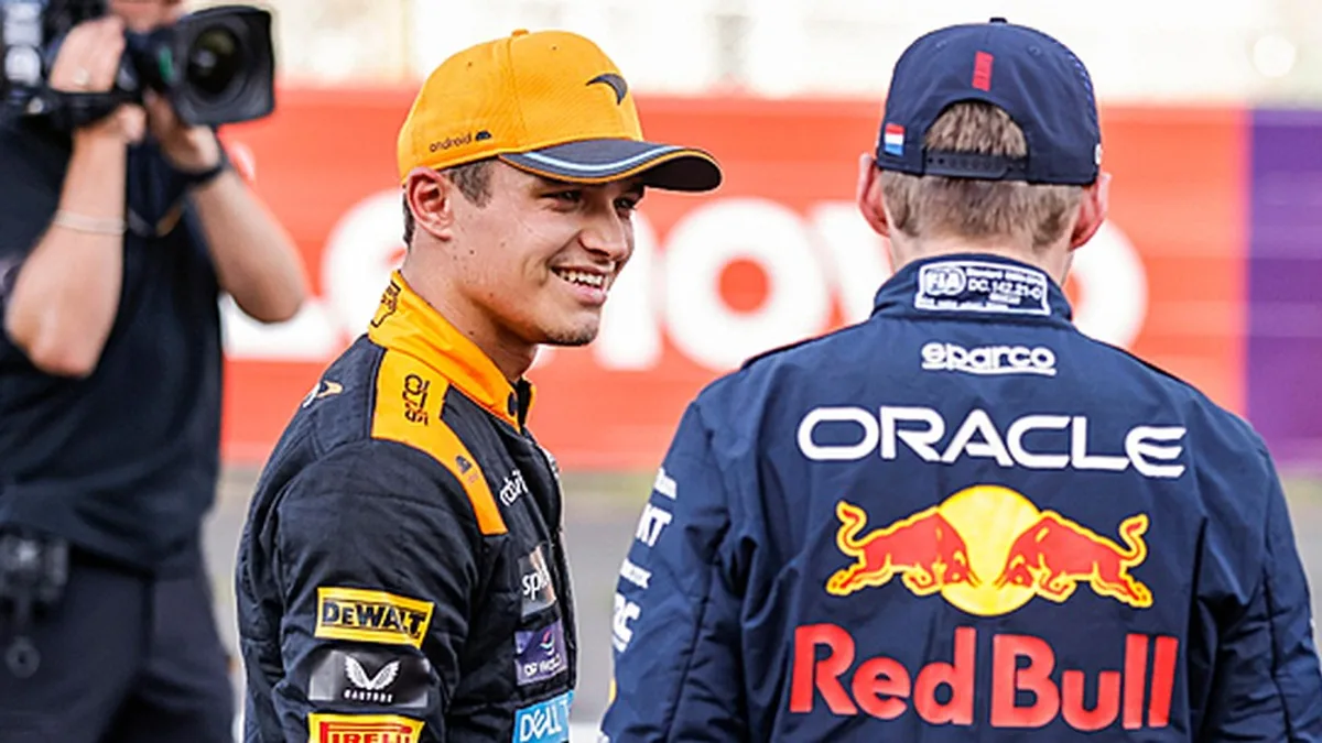 Norris snapt Verstappen: 'Maar dat hoort bij het werk'